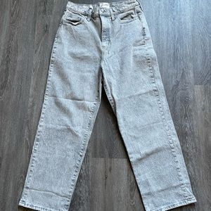 Grey vintage straight jeans